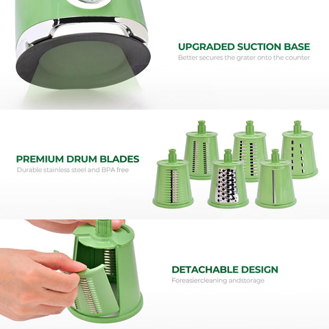 SUSTEAS six blade system for versatile shredding and ice crushing