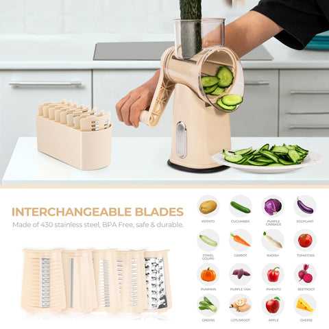 SUSTEAS suction base keeps grater steady during use