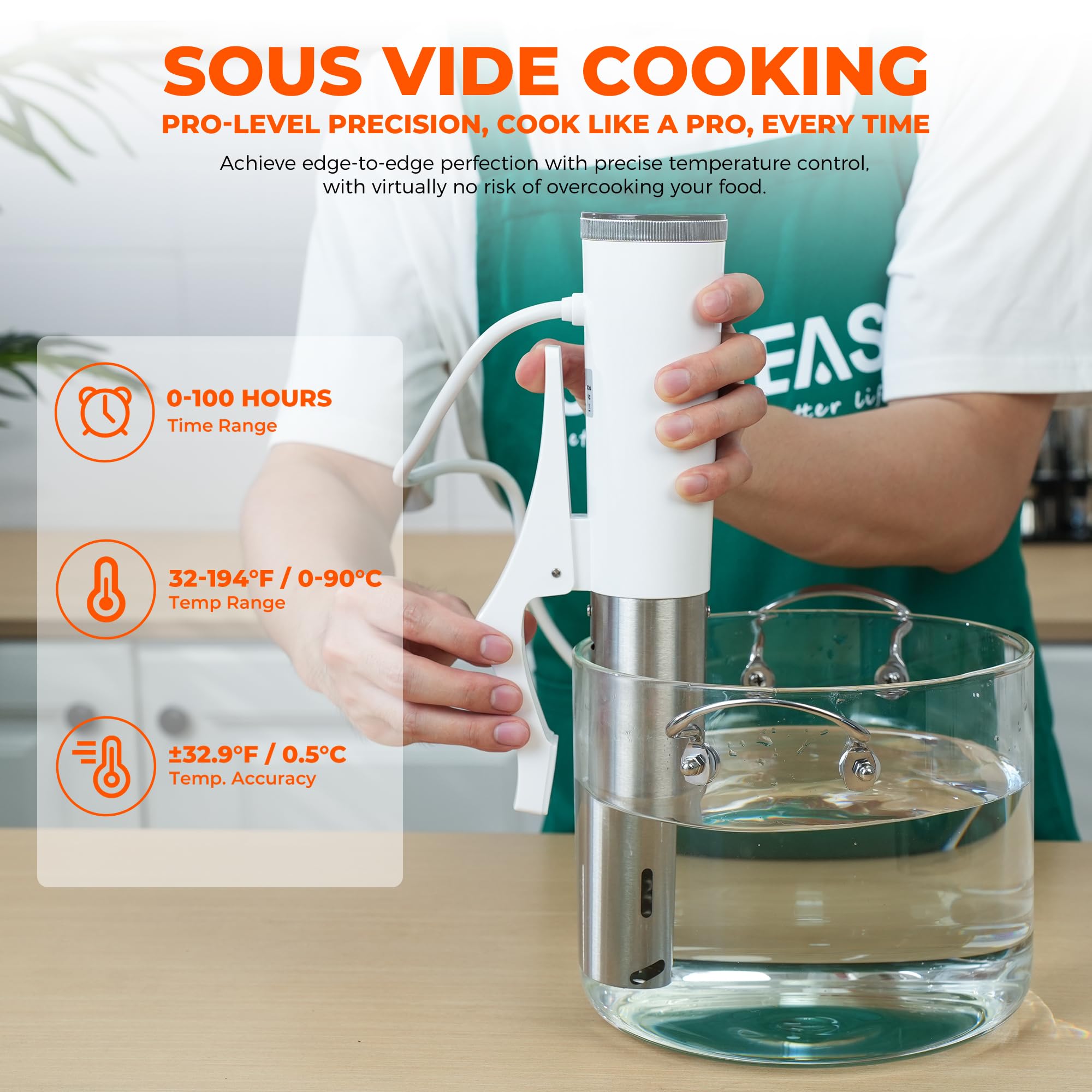 SUSTEAS vacuum pump in use for quick, reliable bag sealing