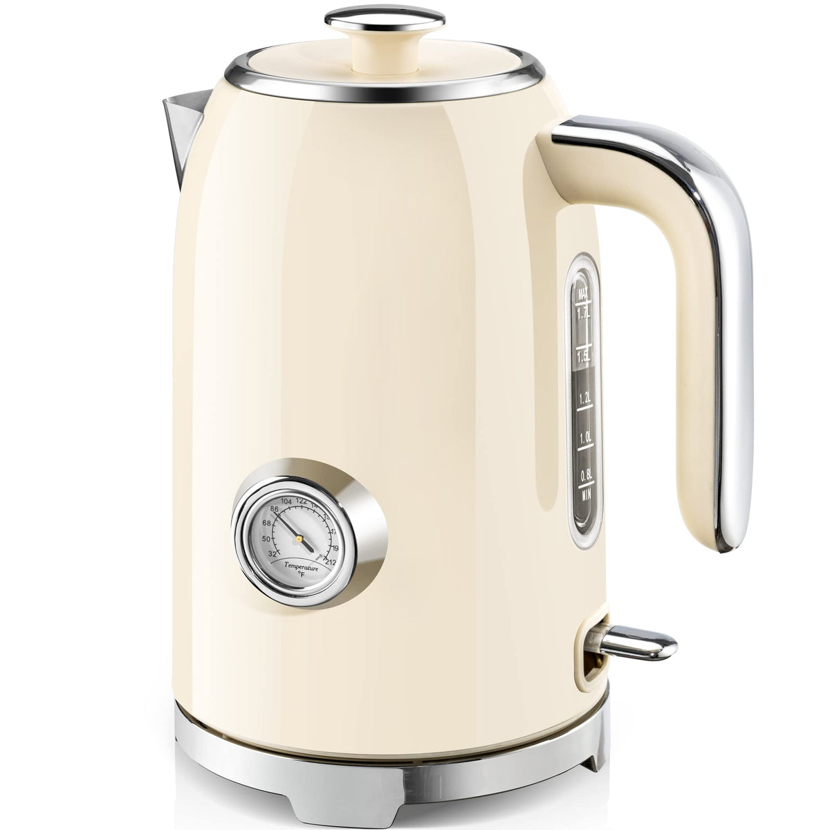 SUSTEAS electric kettle thermometer display for precise temperature control.