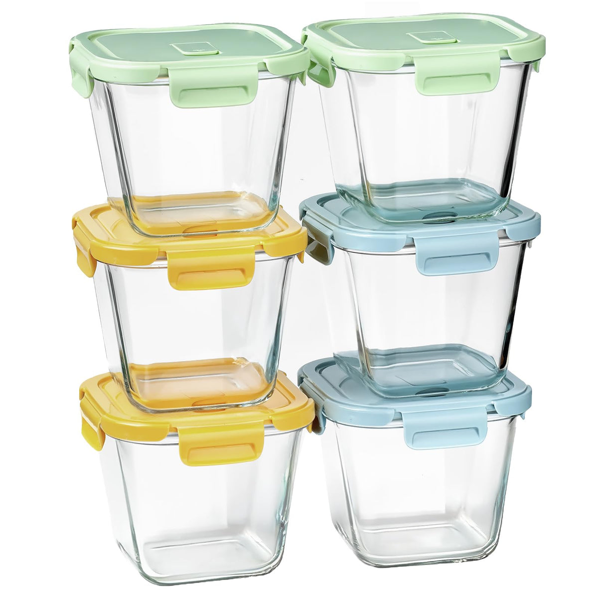 Susukkie glass soup container 32oz with lids keeps soups fresh and mess-free.