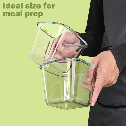 Susukkie glass soup container suitable for microwave reheating without cracking.