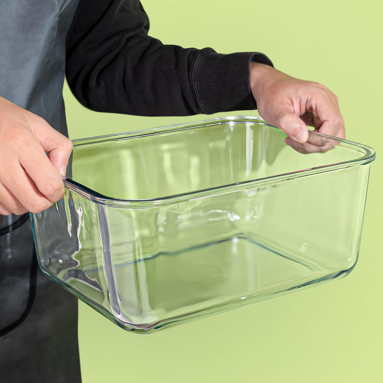 Susukkie XL glass container with lid ideal for watermelon storage and freshness.