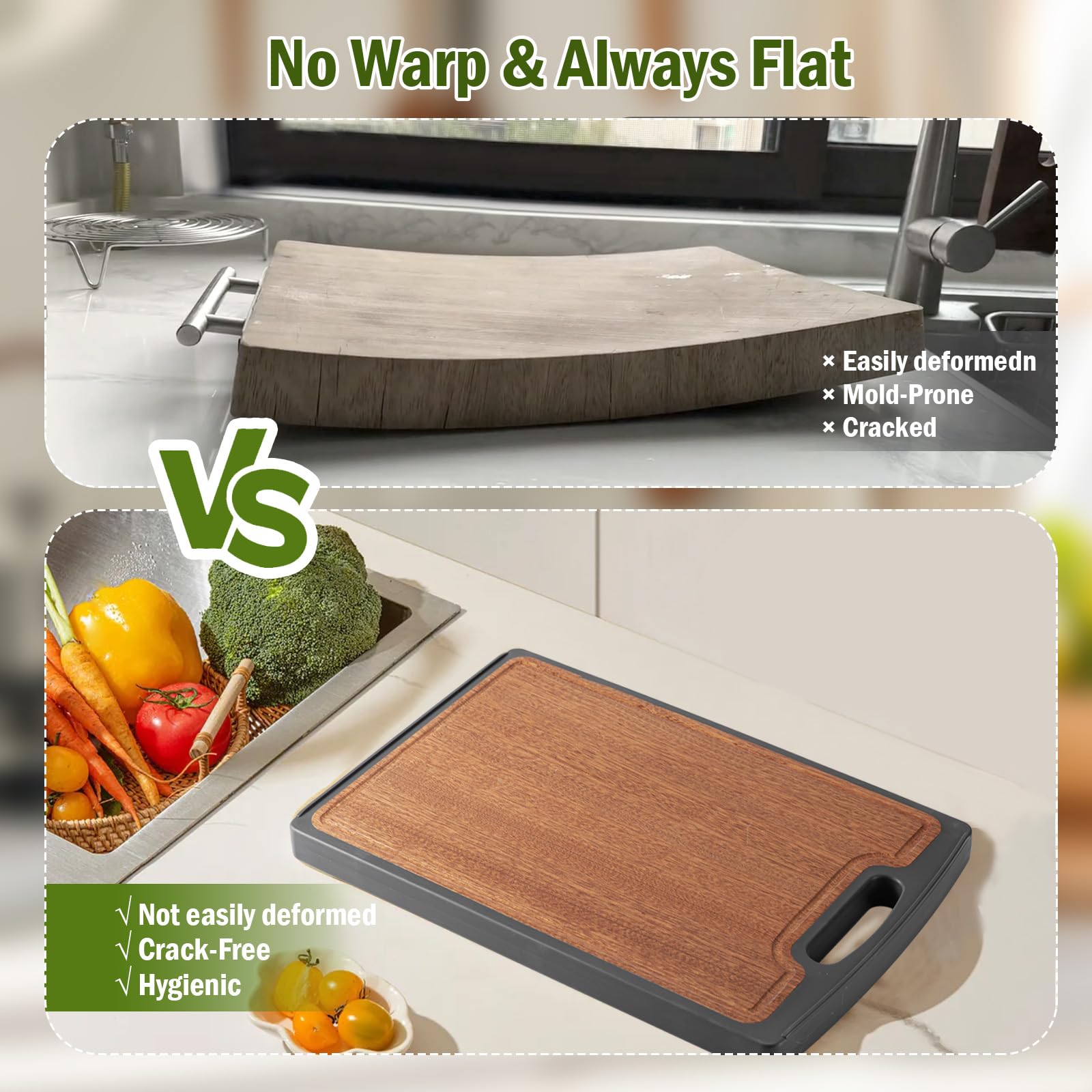 Sutaig dual-side design: switch between meat and vegetables in seconds