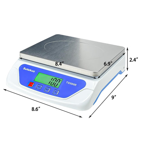Sutekus scale powered by two AA batteries not included