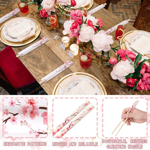 Suttmin bamboo chopsticks UV-treated for smooth use and safety