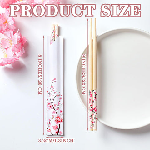 Suttmin chopstick covers with paper sleeves keep utensils clean and ready