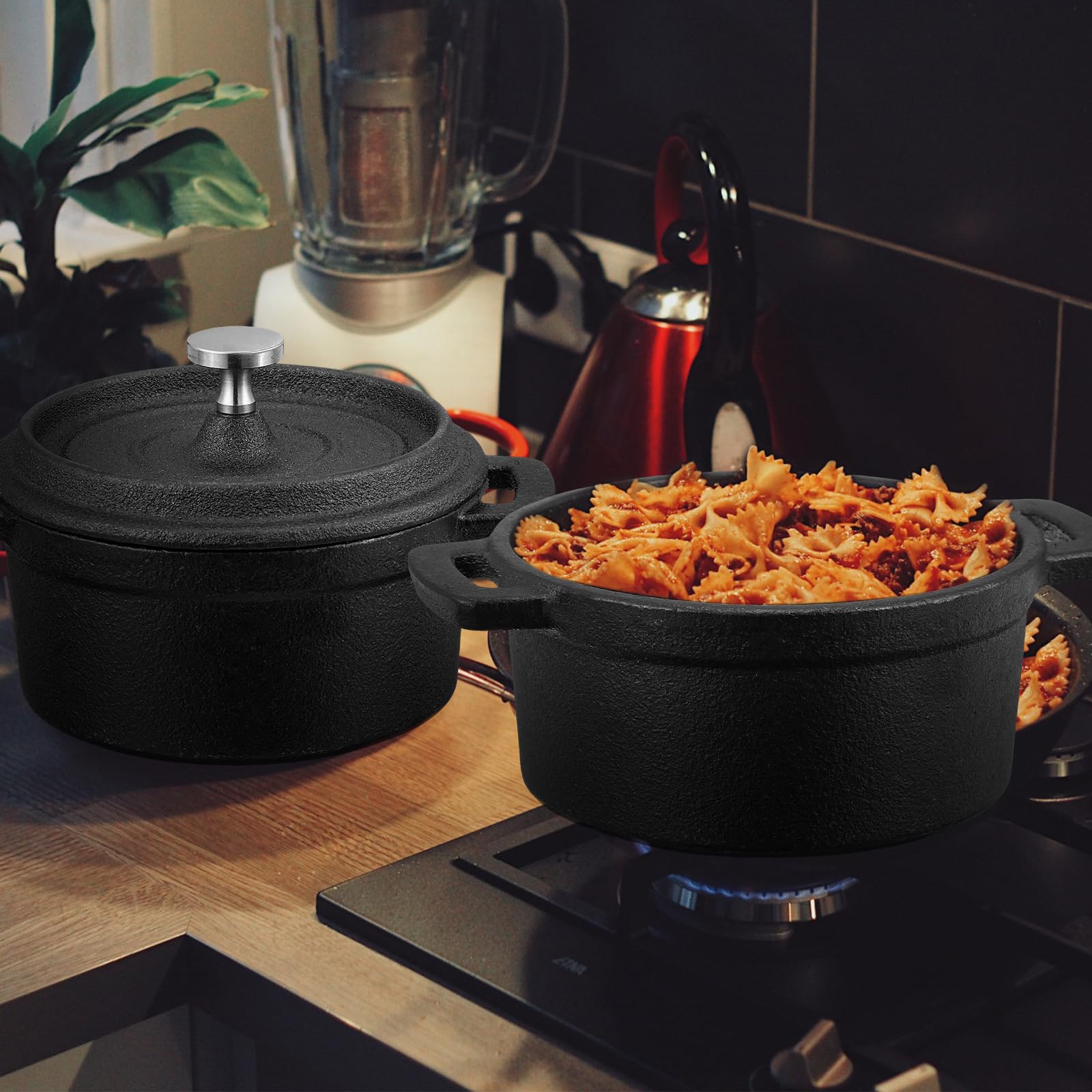 Suttmin versatile cookware suitable for stovetop, bake, and refrigerate.