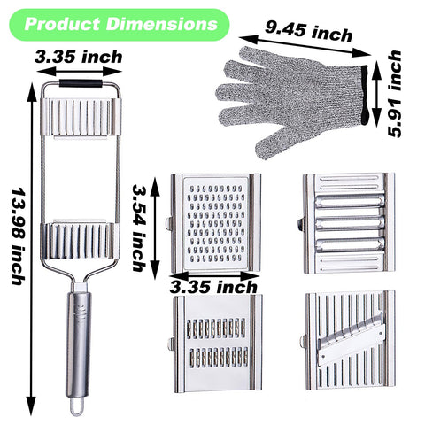 Glove included for safer slicing with Suuker cutter.