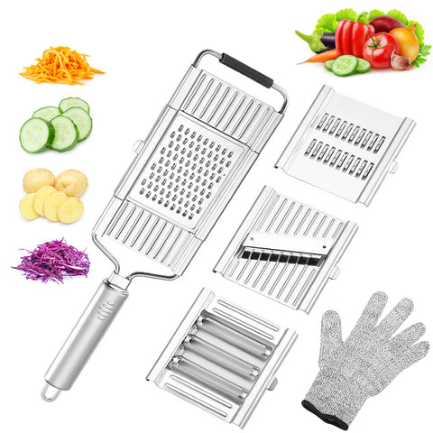 Suuker 4 in 1 vegetable cutter with cheese grater for versatile prep.
