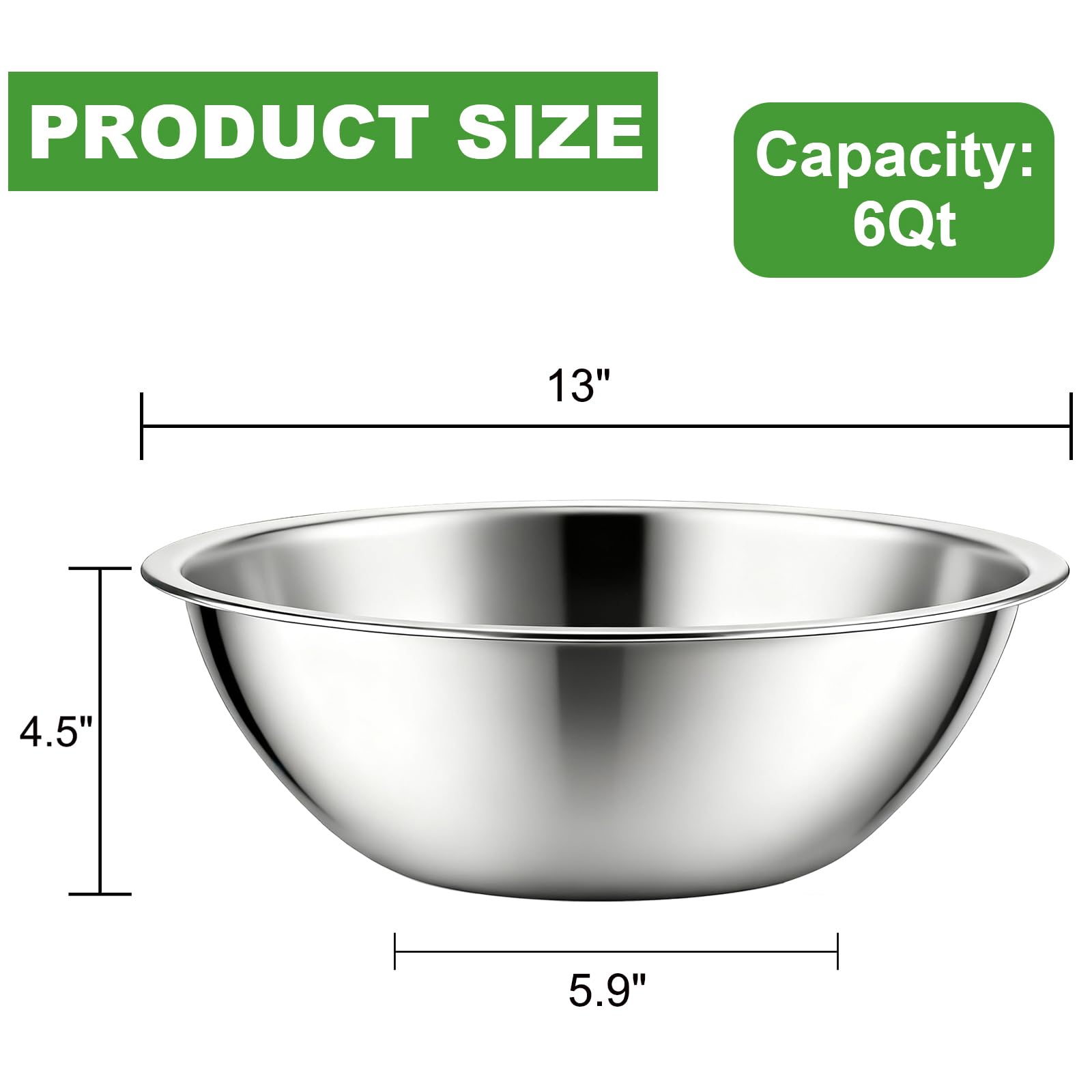 Suwimut 6-quart bowls with flat base for stable counter mixing.