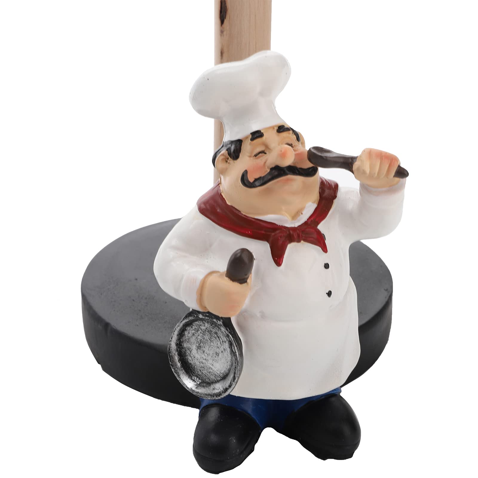 Suwimut chef decoration detail highlighting the cartoon chef design