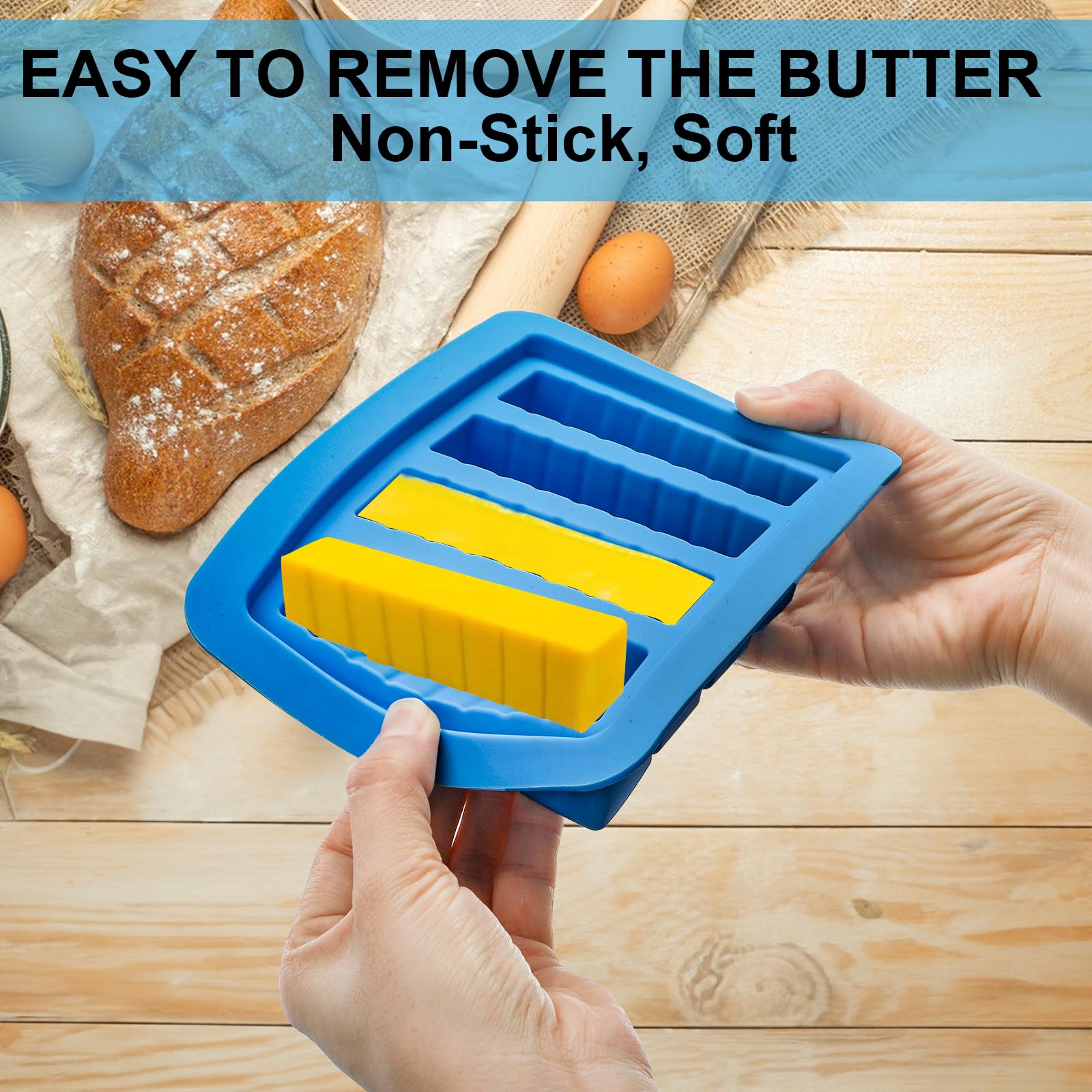 Suwimut rectangle mold is freezer and dishwasher safe for easy prep