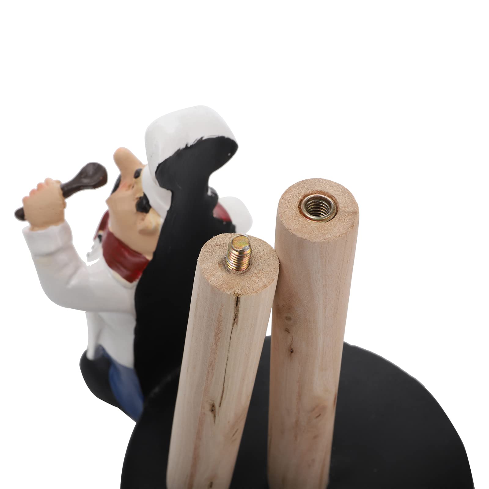 Suwimut wood pole detail showing sturdy construction