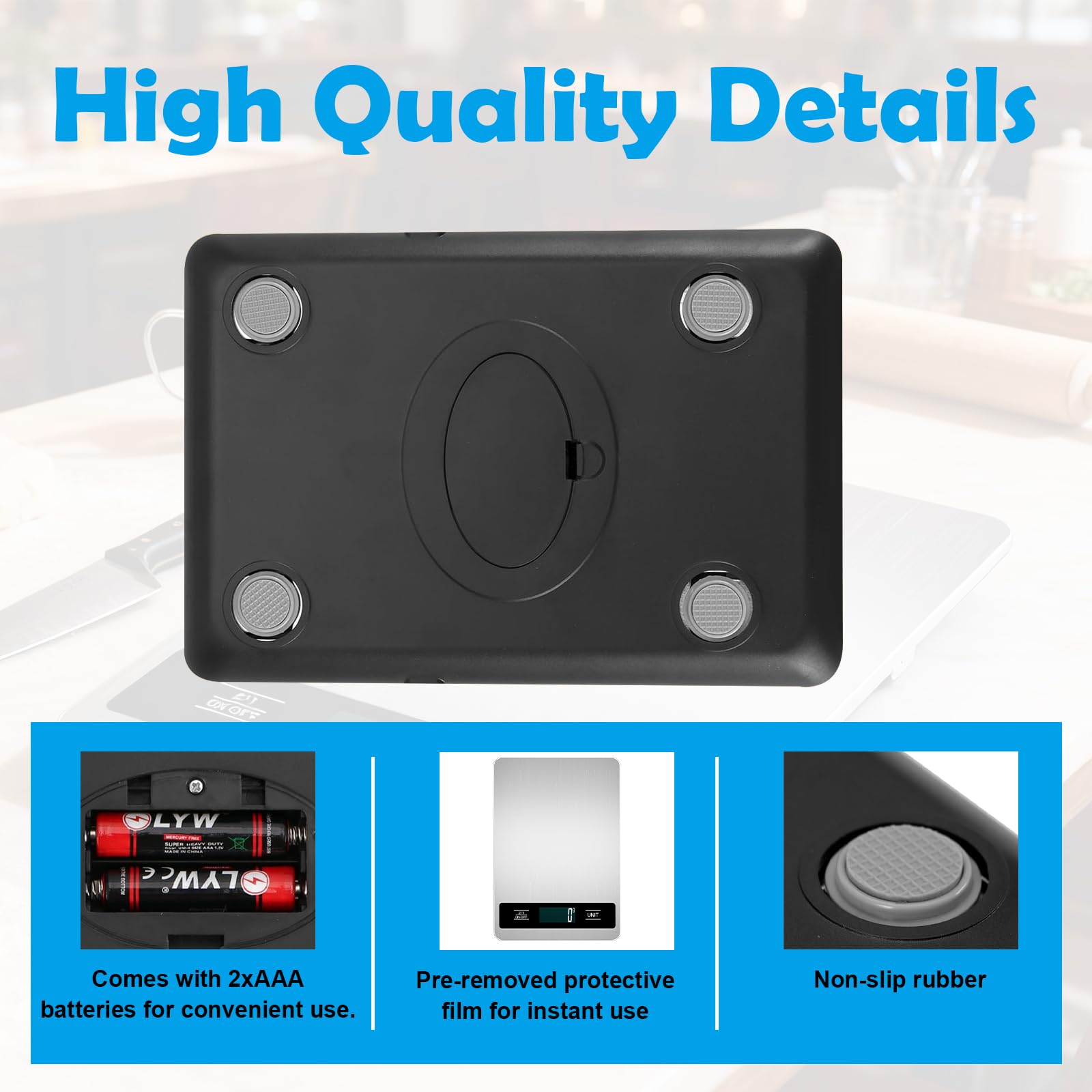 SUXOYIFH compact design fits small kitchens and dorm rooms.