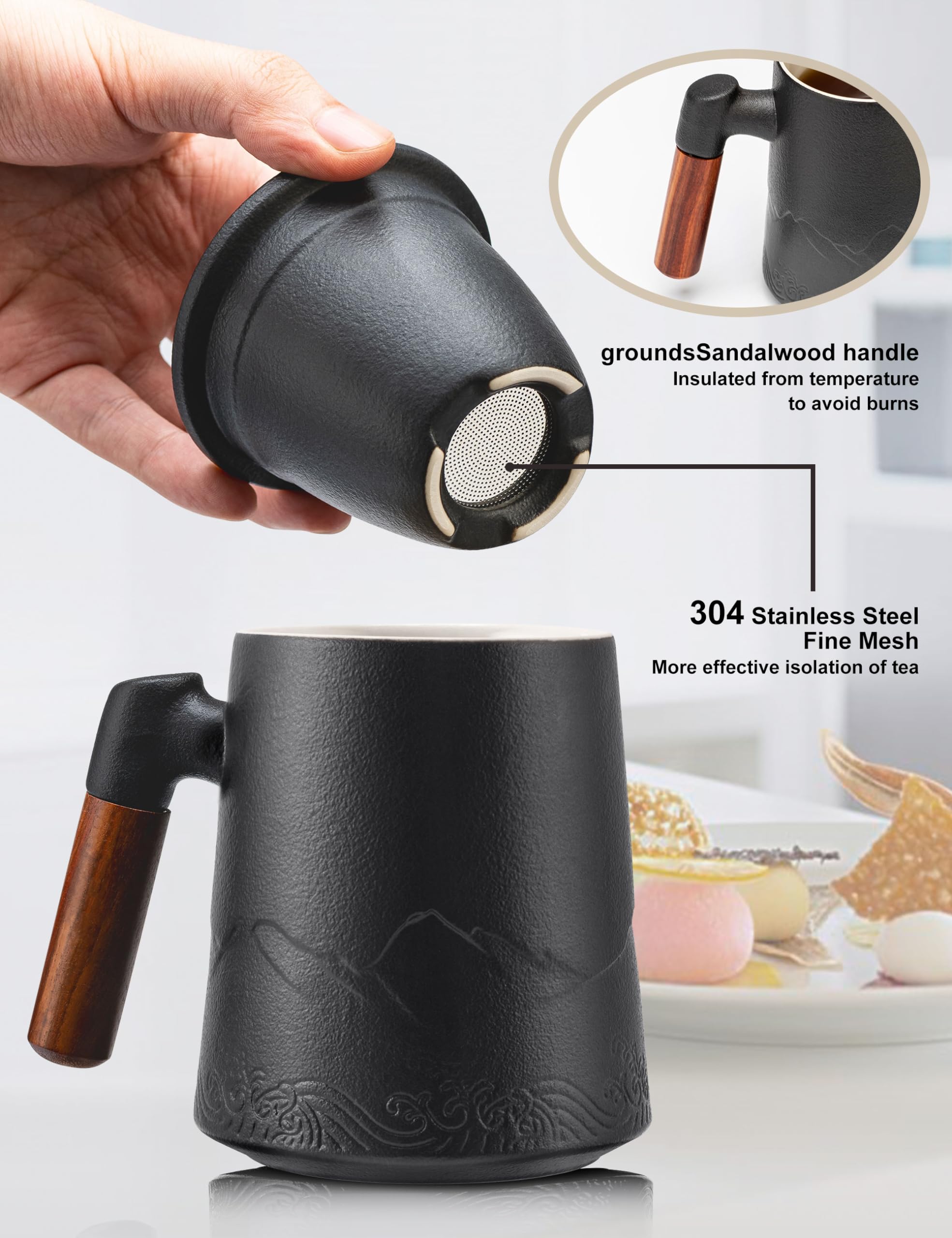 Suyika tea cup 450ml capacity for tea or water