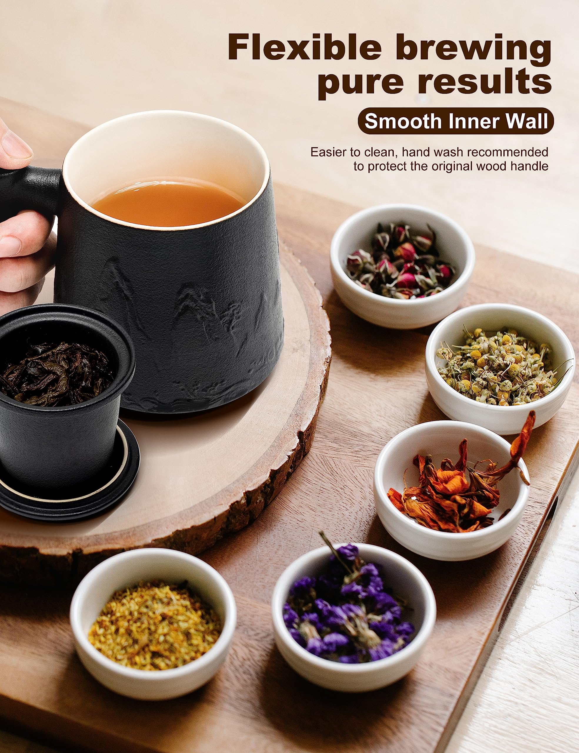 Suyika large 450 ml capacity lets you enjoy generous pours of tea