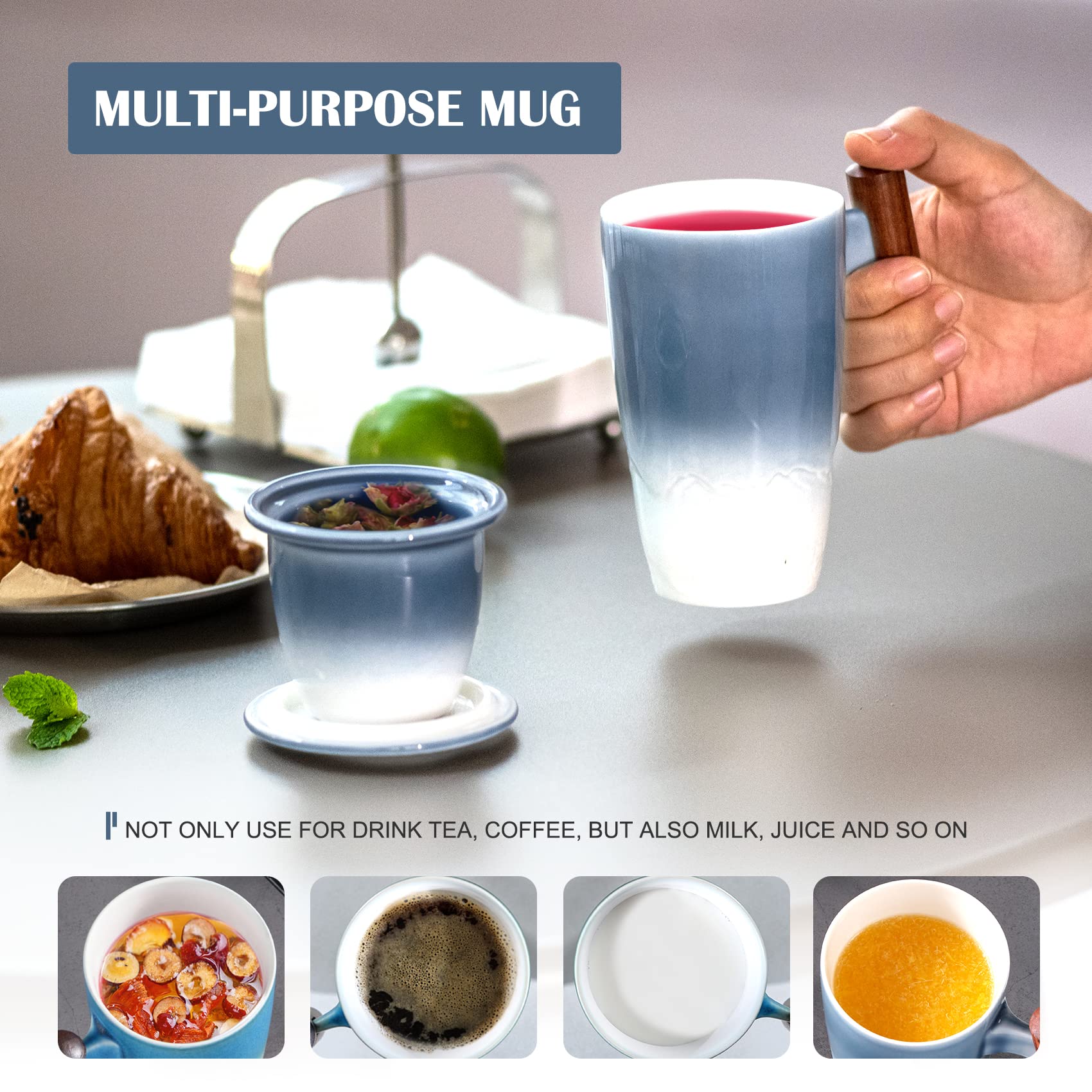 Suyika Tomotime removable ceramic filter ensures clean pours