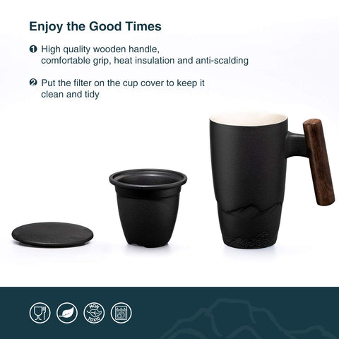 Suyika Tomotime wooden-handle reduces risk of scalding.