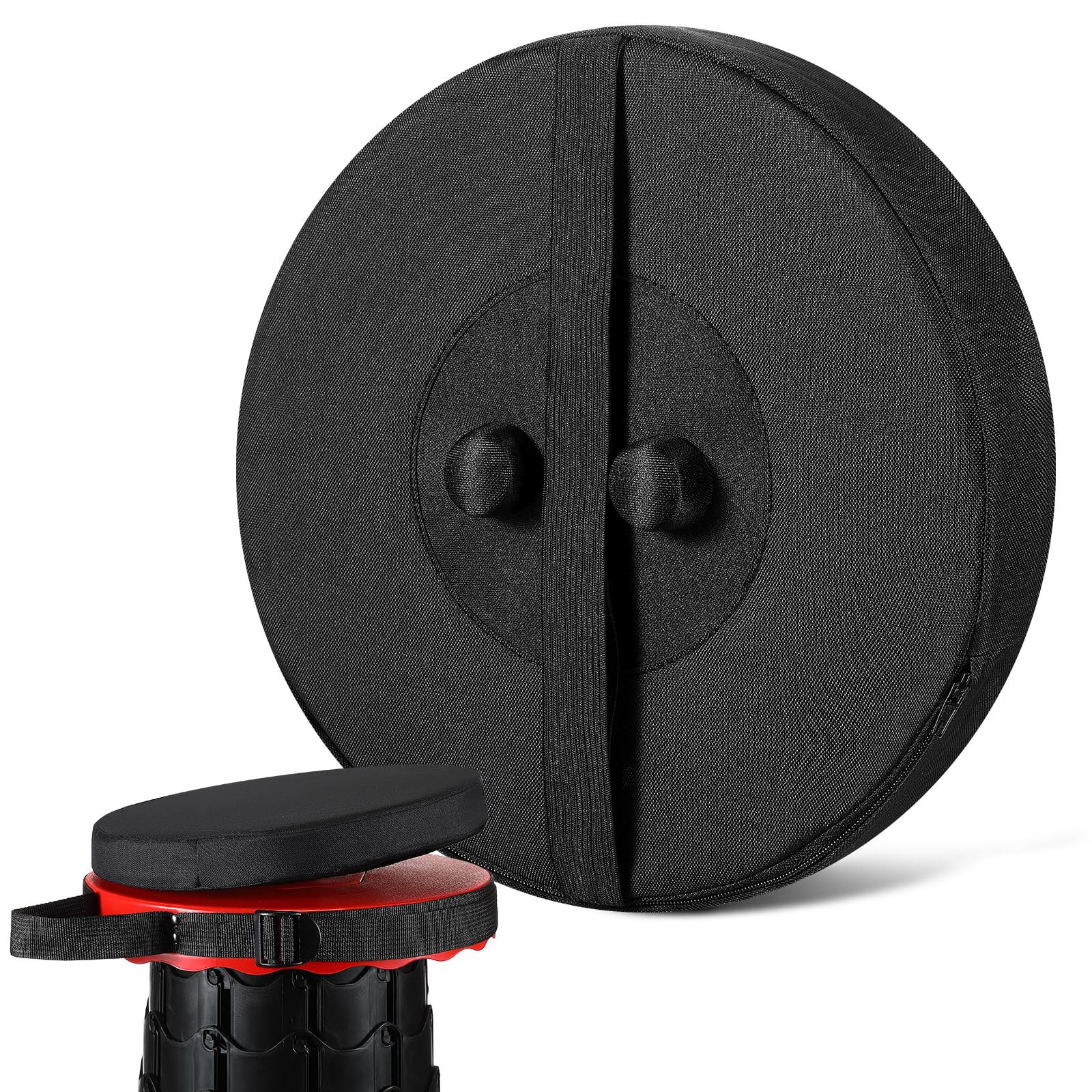 Suzile stool cushion compact 25cm square for portable daily comfort.