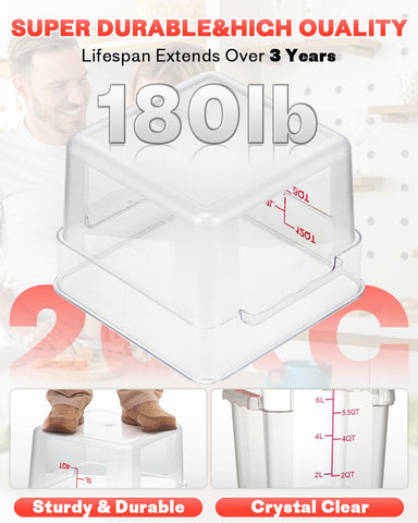 SVKLHY BPA-free NSF-certified containers provide safe food storage.