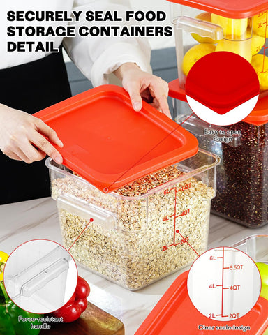 SVKLHY stackable design saves space on shelves and in fridges.