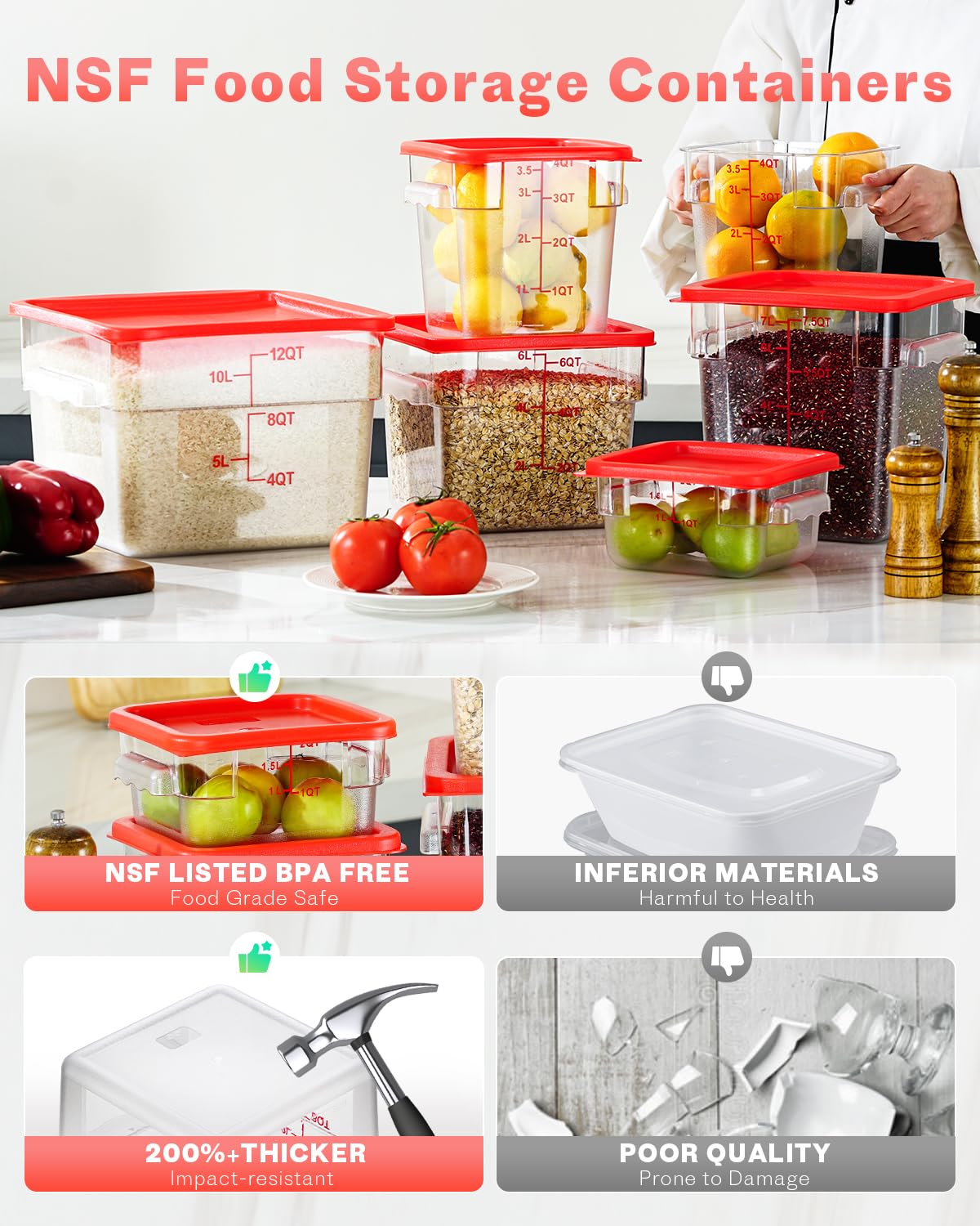 SVKLHY transparent material highlights contents at a glance for quick checks.
