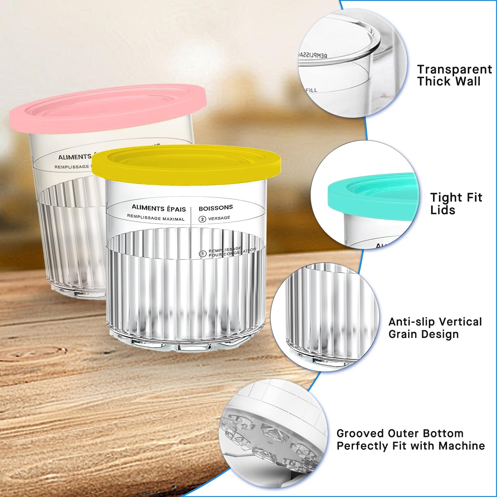 Pink-lid SVNOOC deluxe pint keeps flavors sealed and ready to chill.