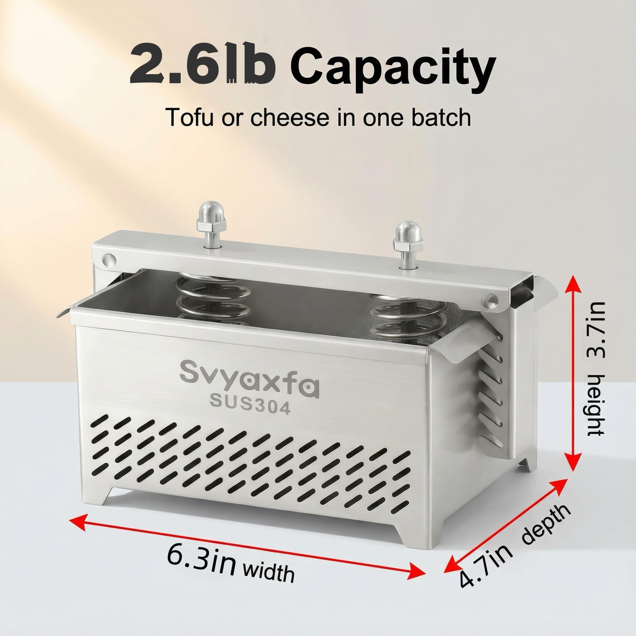 Svyaxfa paneer cheese press complete set supports homemade cheese making.