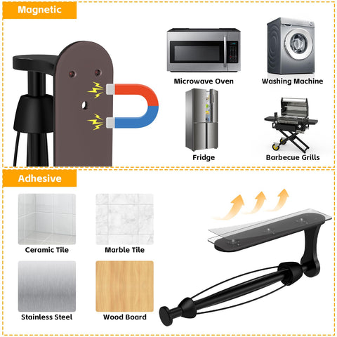 Swaitee towel holder in RV or garage setup for quick towel access.