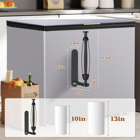 Easy installation: magnetic fridge mount or adhesive wall mount by Swaitee.