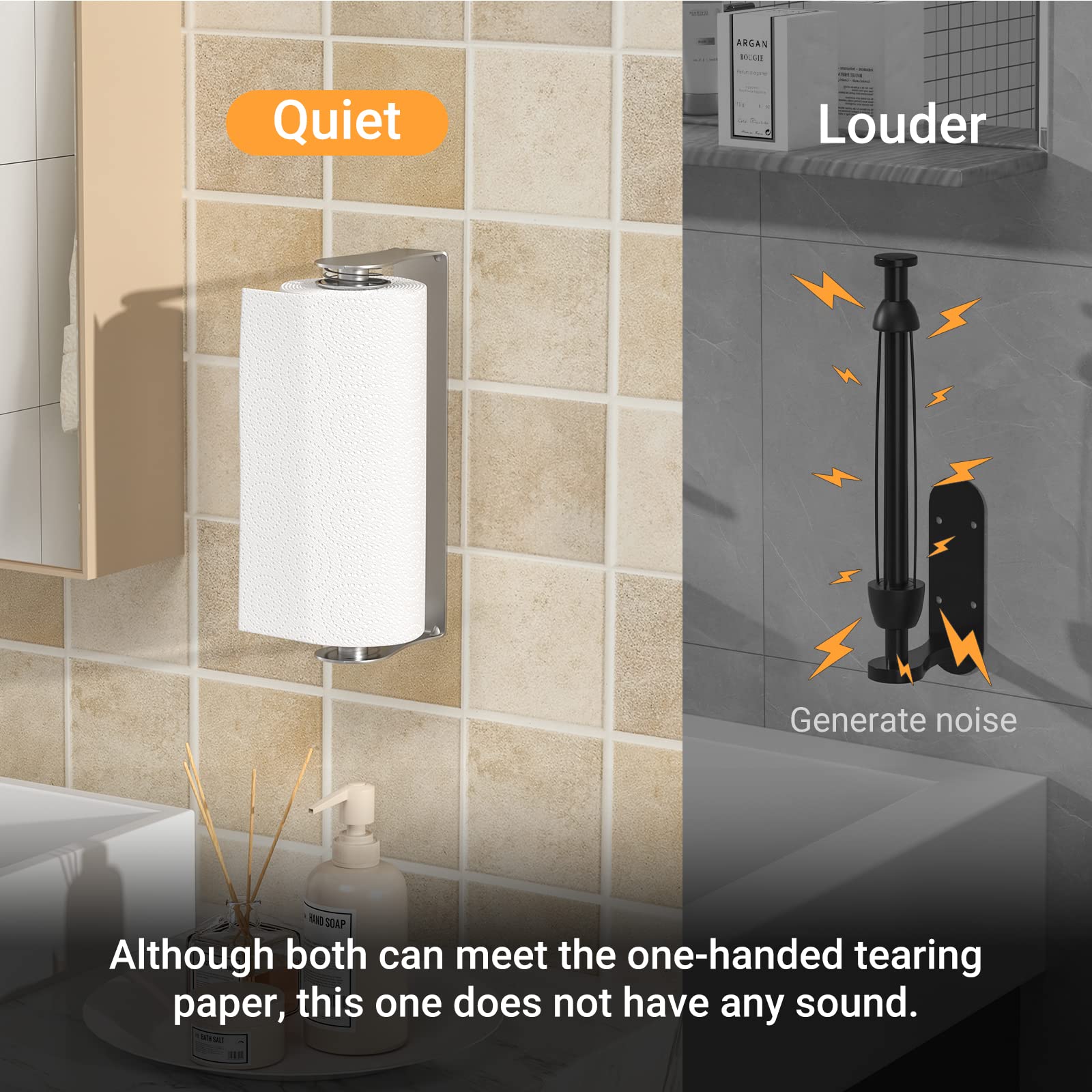 Swaitee stainless steel finish on a versatile kitchen towel holder.