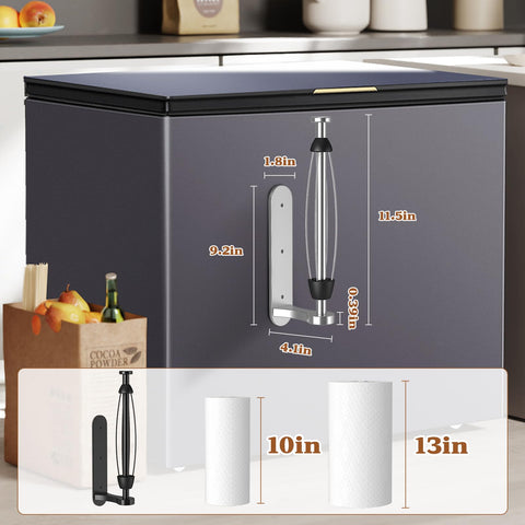 Swaitee under-cabinet towel holder blends modern style and sturdy grip