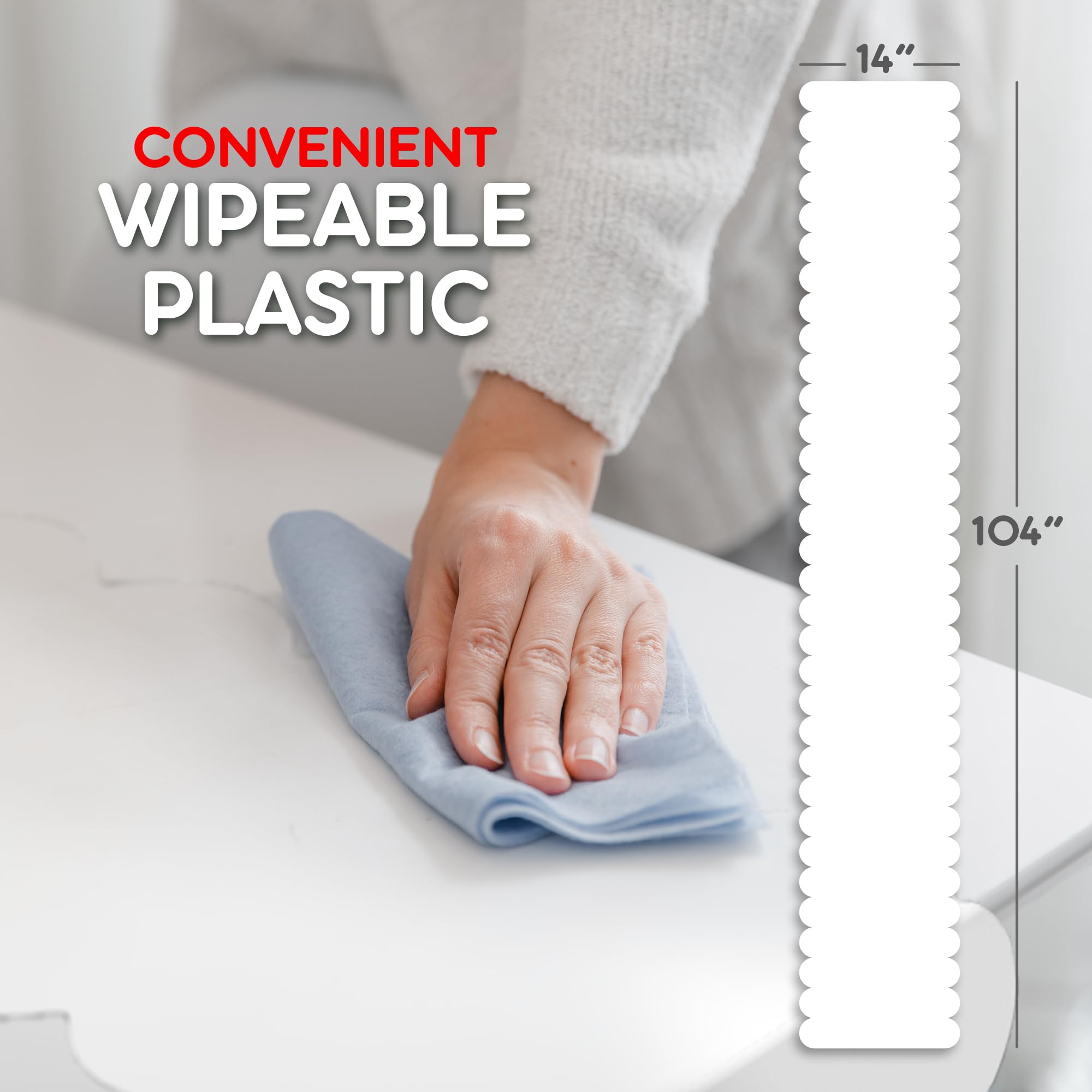Swanoo packaged white table runner ready for quick setup or reuse.