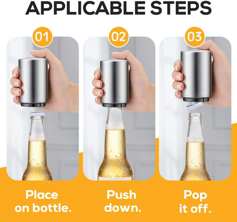 Stainless steel body ensures durable, long-lasting performance for home and travel.