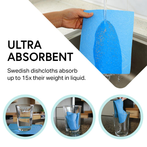 Swedish Wholesale dishcloths kitchen essentials reusable and absorbent for everyday tasks