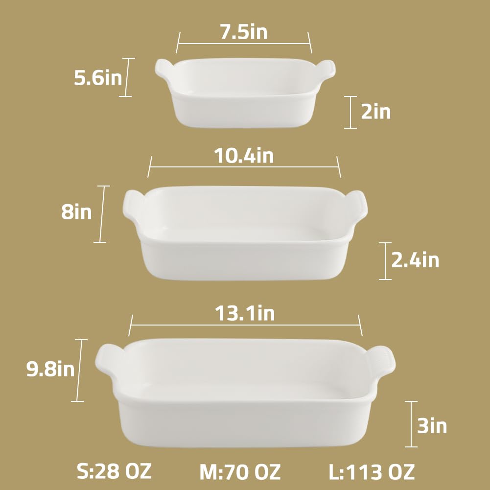 Sweejar casserole dishes ideal for lasagna, roasts, and family meals.