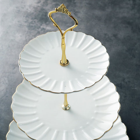 Sweejar tea-party-setup with three levels elevates desserts during gatherings