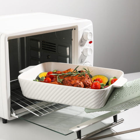 Sweejar oven-to-table dish features non-toxic glaze and easy cleanup