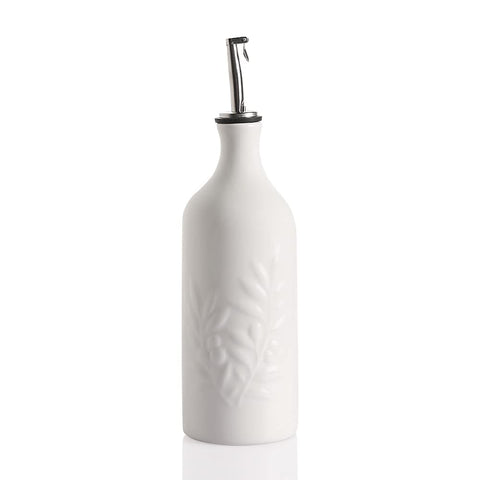 Sweejar ceramic olive oil dispenser with a precise spout for controlled pouring
