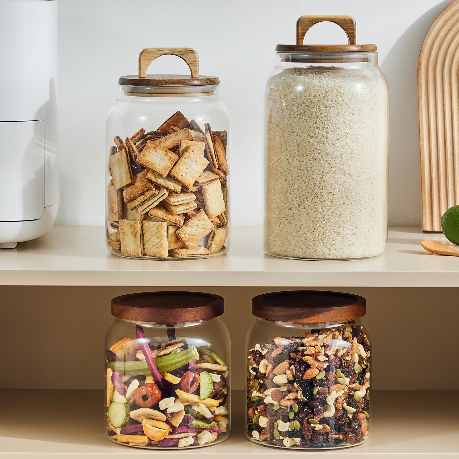 Sweejar easy clean glass surface supports hygienic storage