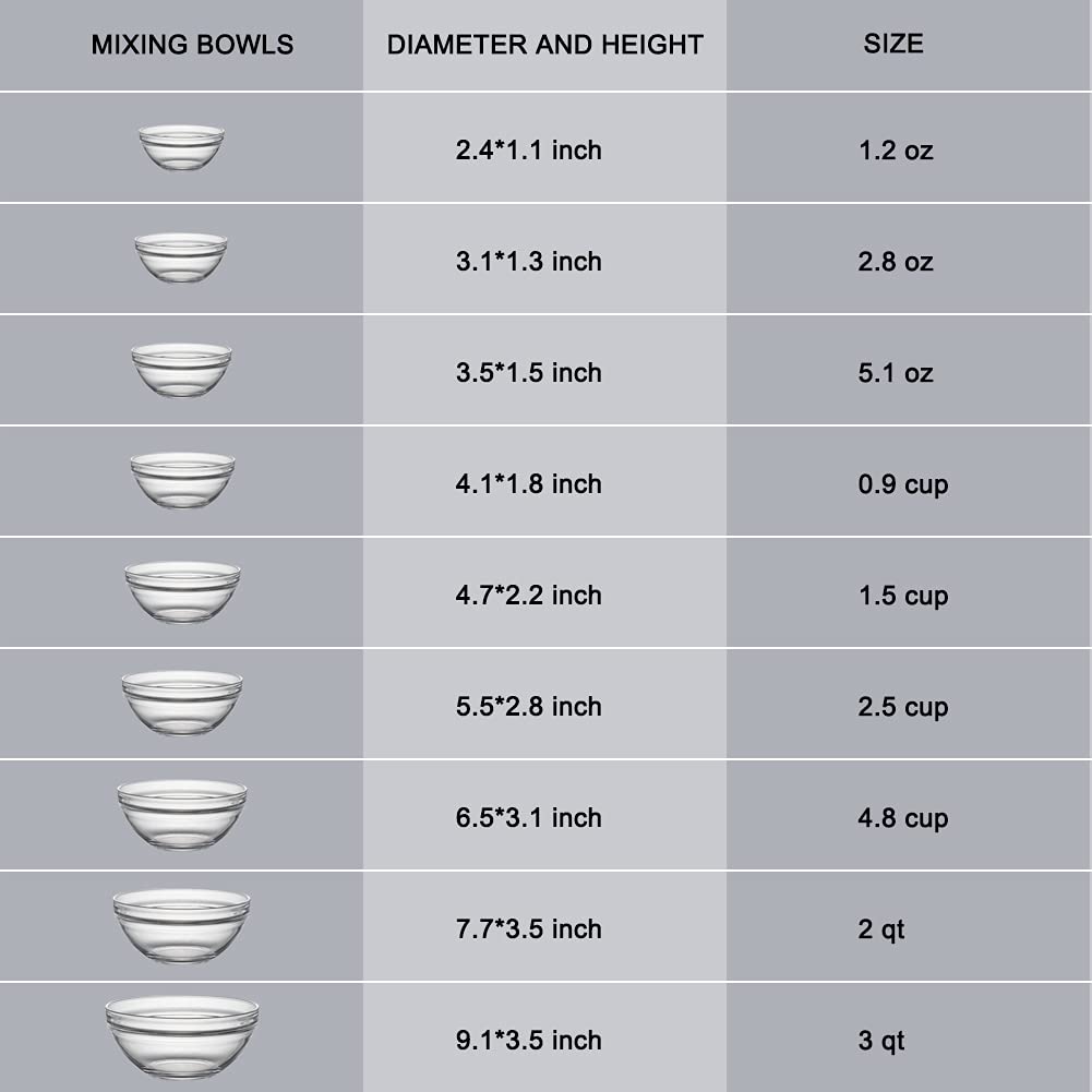 Sweejar nesting bowls saving cabinet space during meal prep