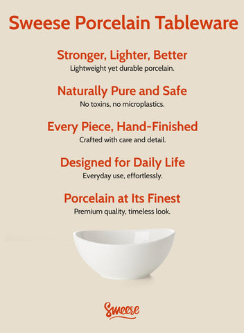 Sweese 10 oz bowls ideal for rice or soup servings.