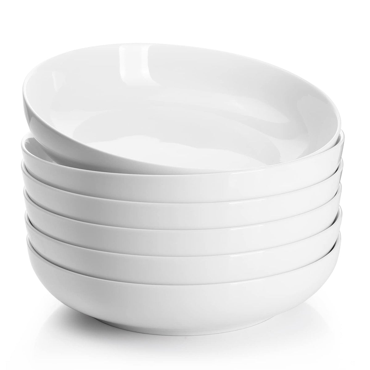 Sweese 22oz pasta bowl white highlights a modern dining presentation.