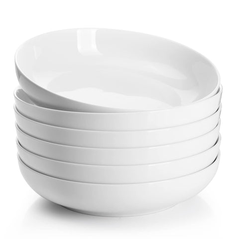 Sweese 22oz pasta bowl white highlights a modern dining presentation.