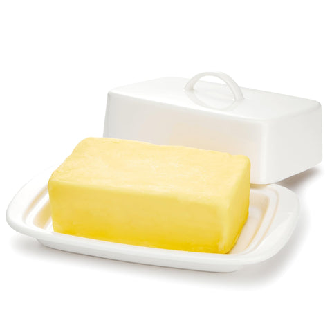 Sweese butter dish lid handle keeps butter easily accessible and fresh.