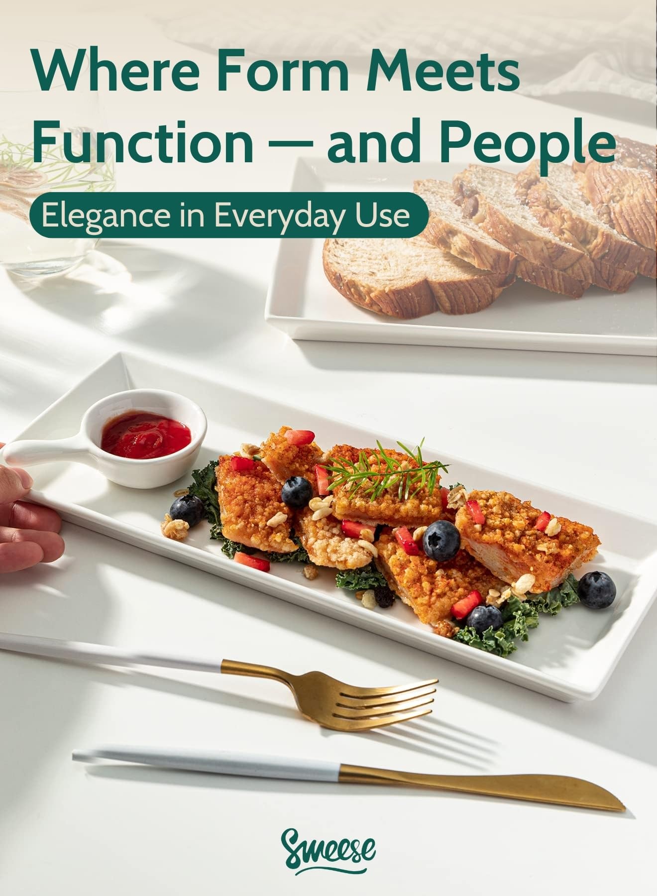 Sweese dishwasher microwave and freezer safe design simplifies cleanup after meals