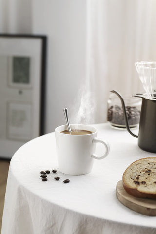 Sweese durable white cups fit casual and formal dining environments.