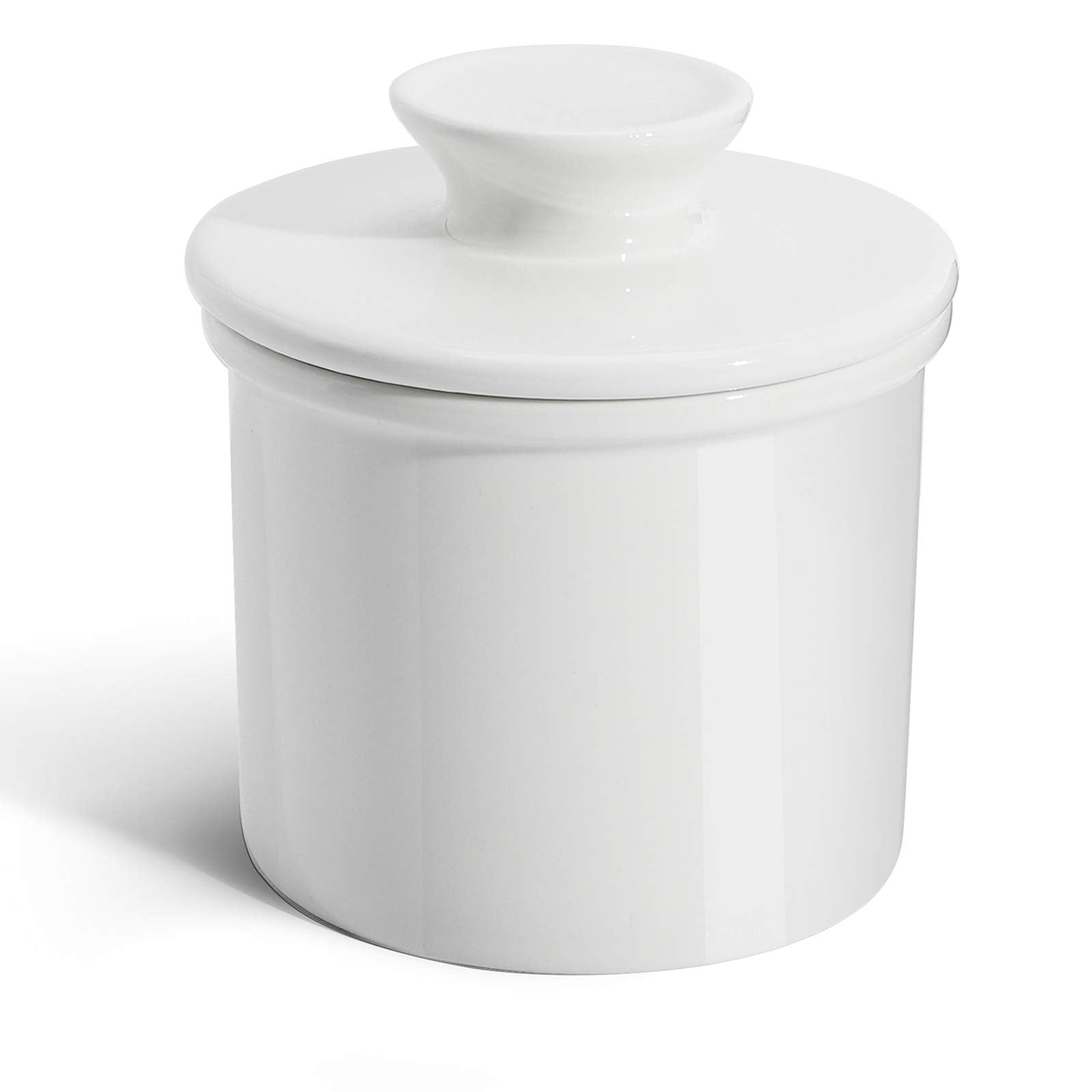 Sweese French Butter Dish with cover shows elegant, practical storage.