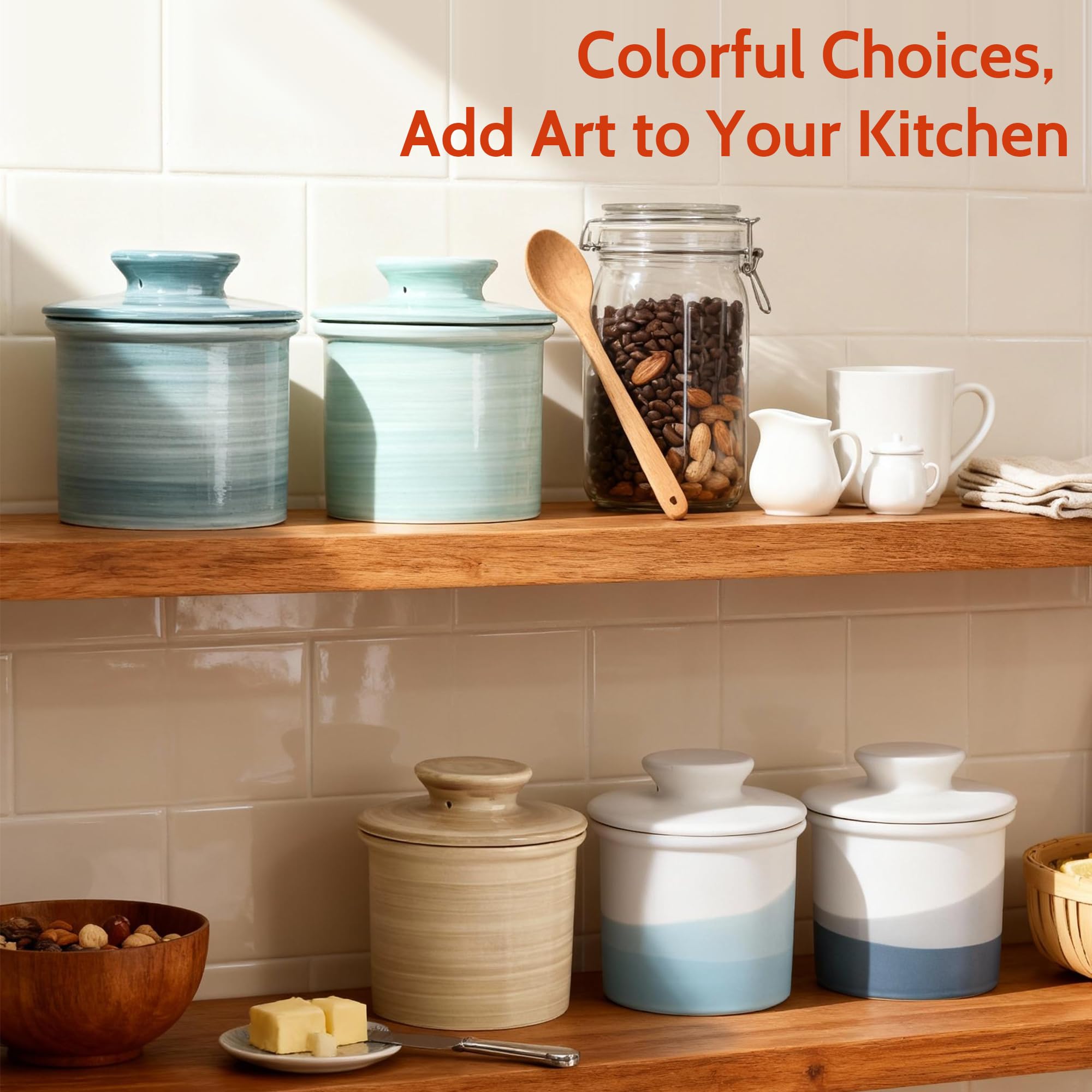 Sweese butter crock is dishwasher safe for easy cleanup